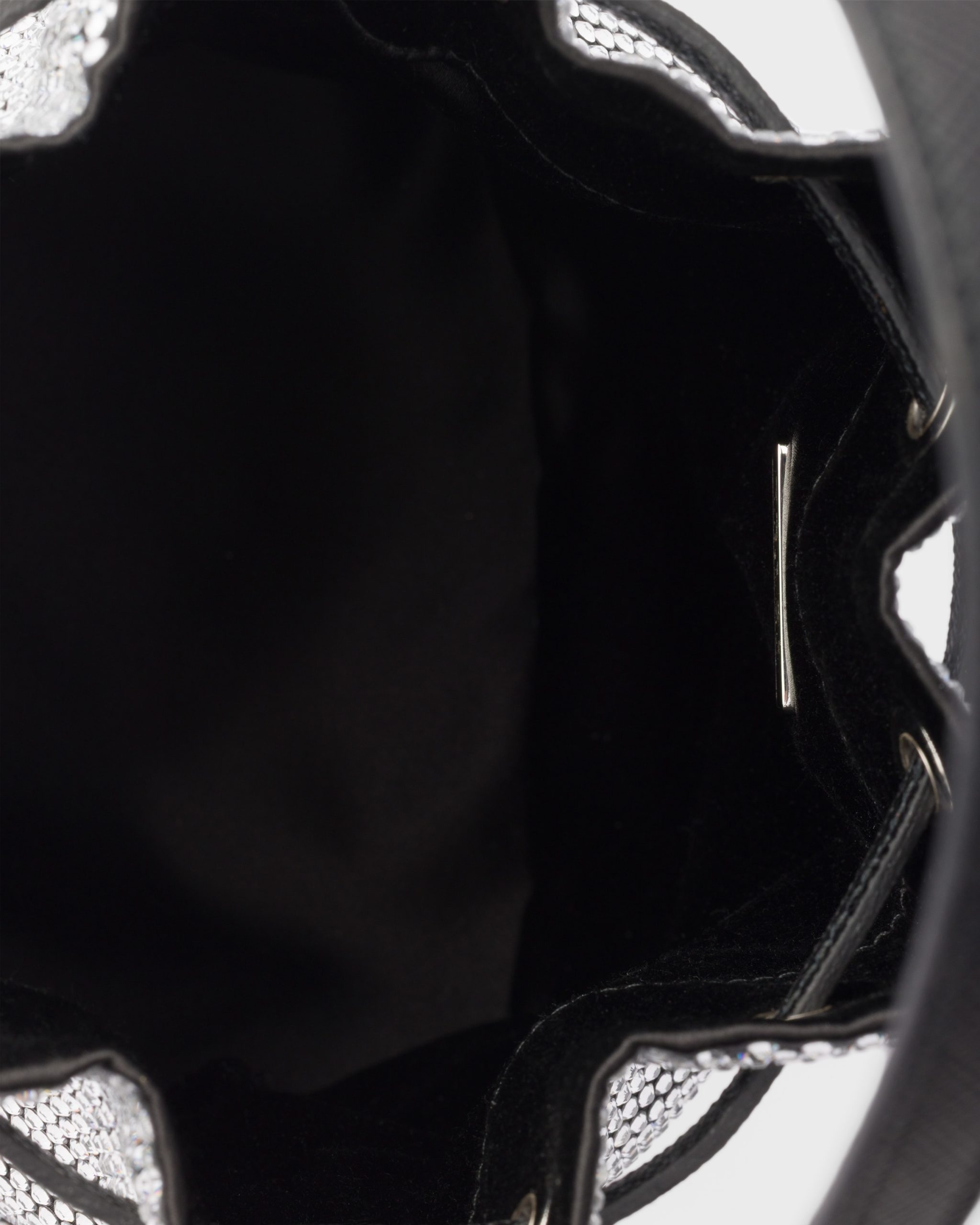 Prada Mini crystal-studded satin bag - Image 4